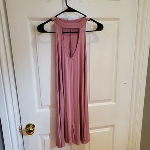Pink sleevless dress